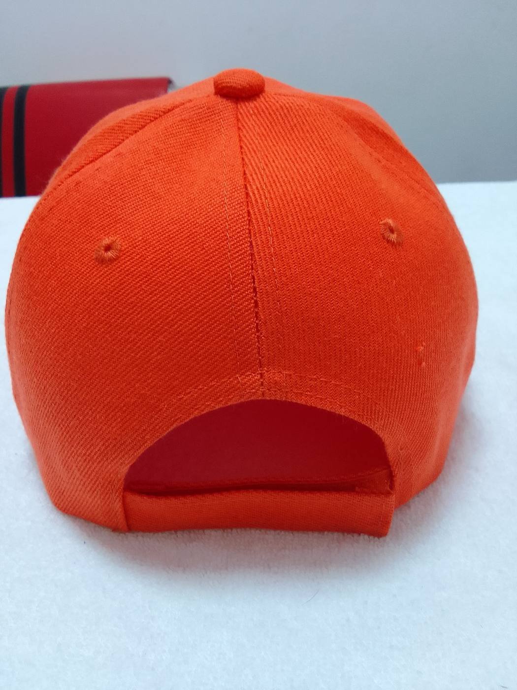 Red Orange Acryllic Cap Back Acrylic Caps UAE