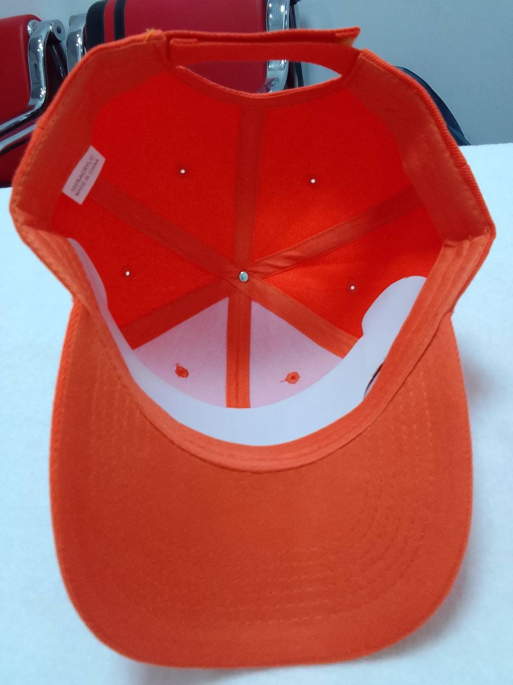 Red Orange Acryllic Cap Inside Acrylic Caps UAE
