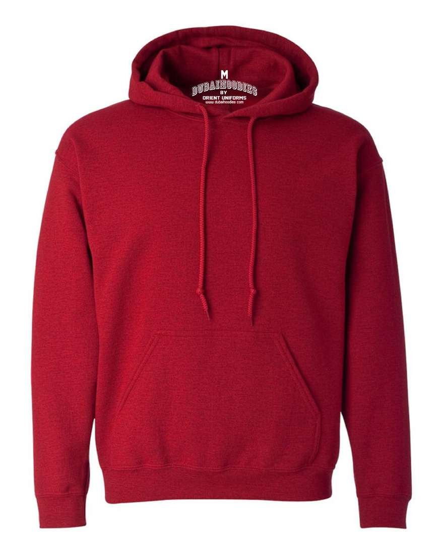 Red Hoody Basic Hoodie UAE