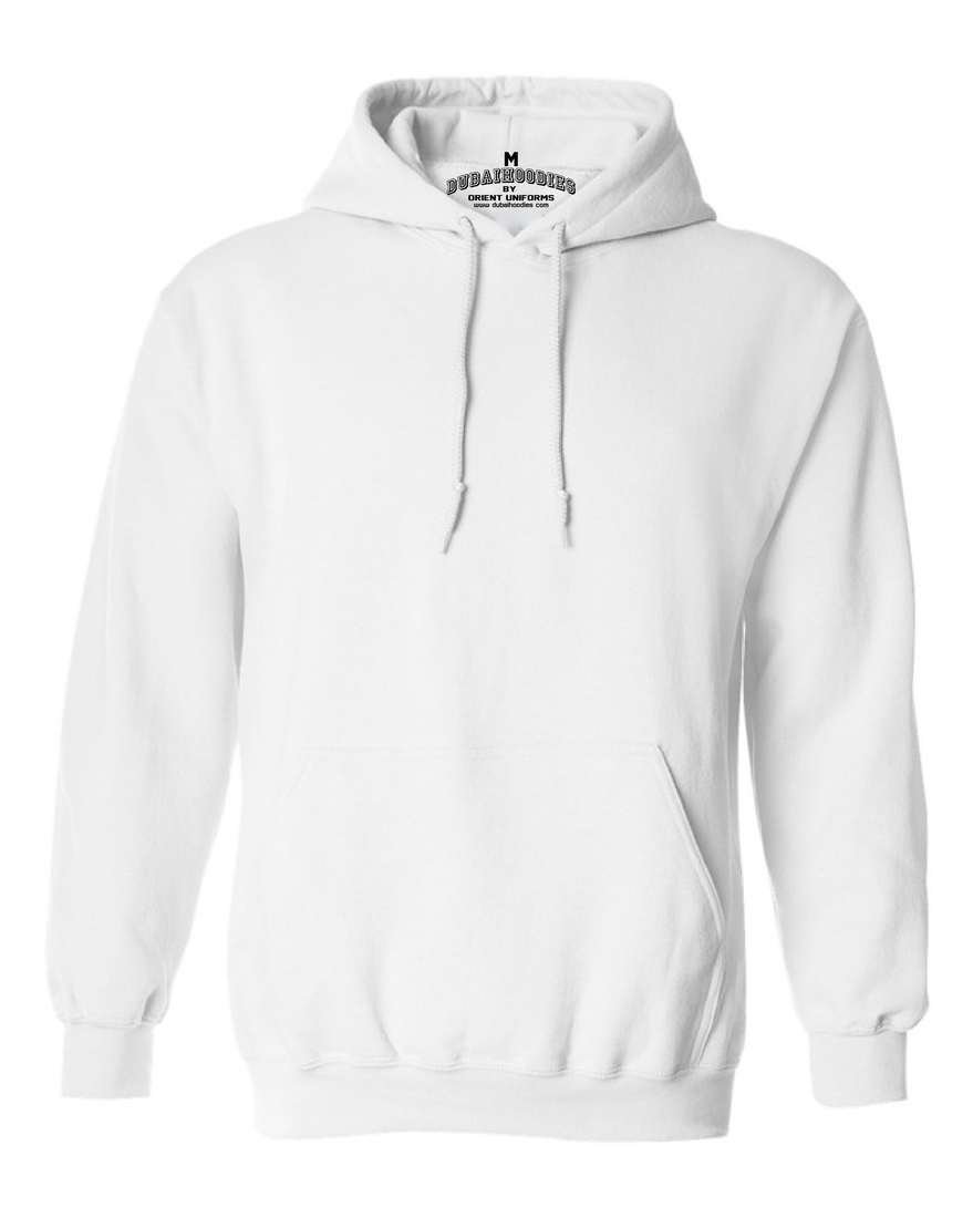 White Hoody Basic Hoodie UAE