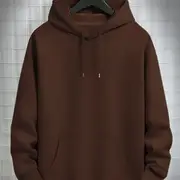 Brown Fron Basic Hoodie UAE