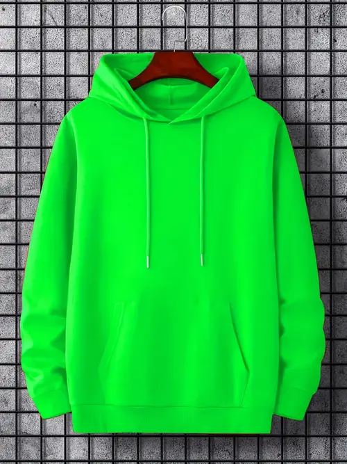 Floral Green Fron Basic Hoodie UAE