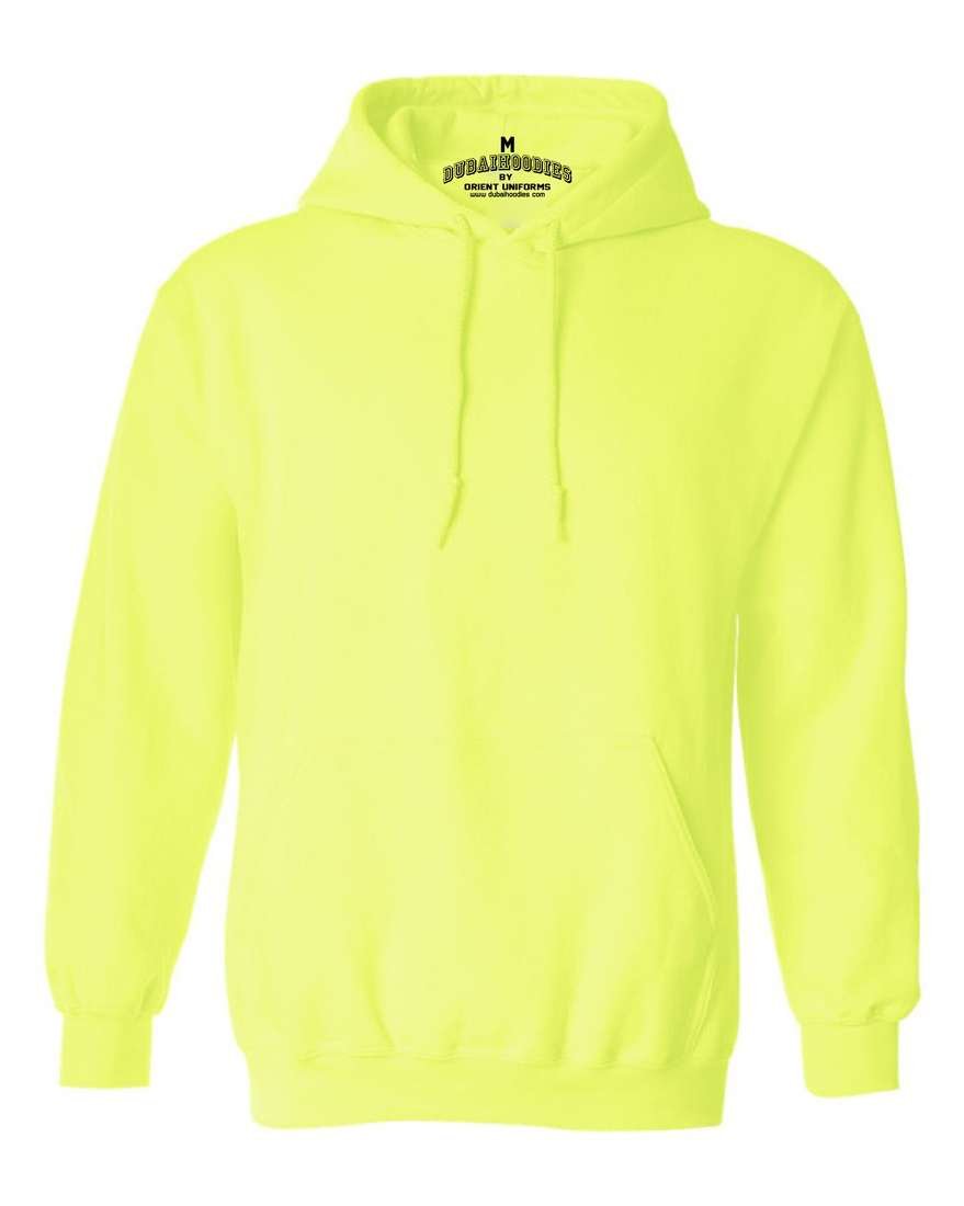 Floresscent Yellow Basic Hoodie UAE