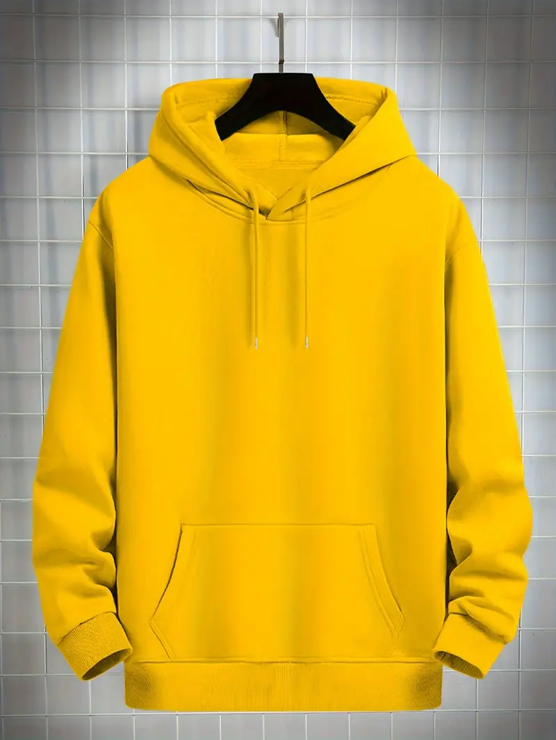 Golden Yellow Veiw Basic Hoodie UAE