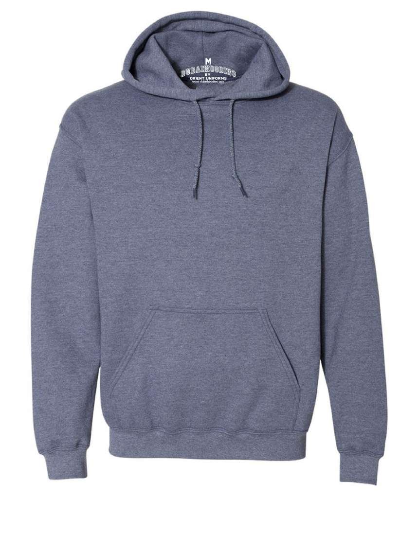 Heather Navy Basic Hoodie UAE