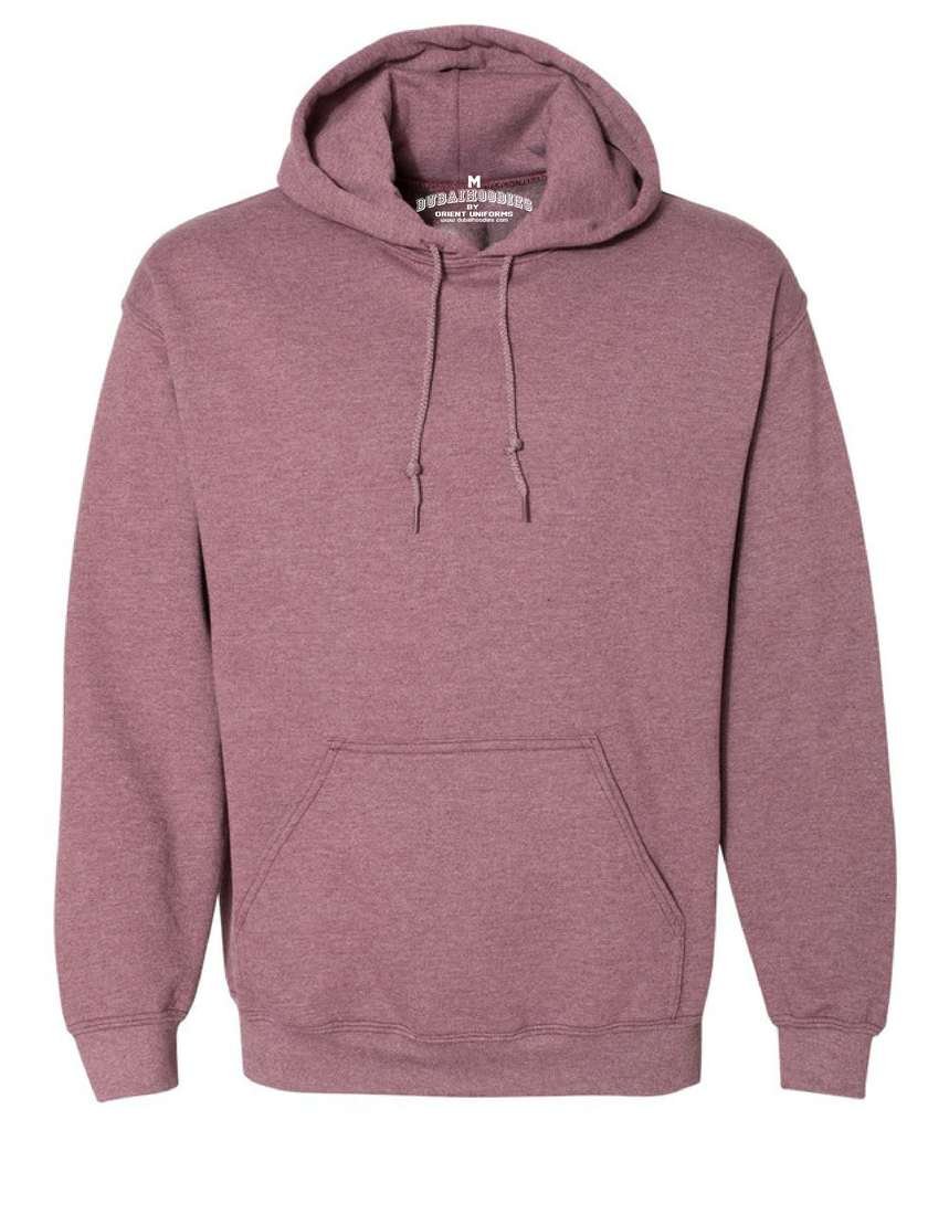 Light Mehroon Basic Hoodie UAE