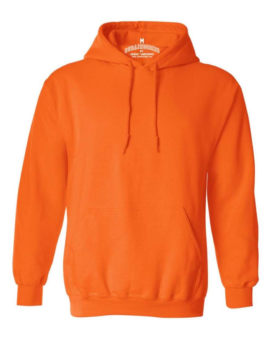 Safety Orange Basic Hoodie UAE