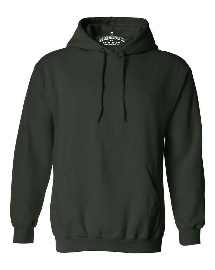 Dark Green Hoody Basic Hoodie UAE