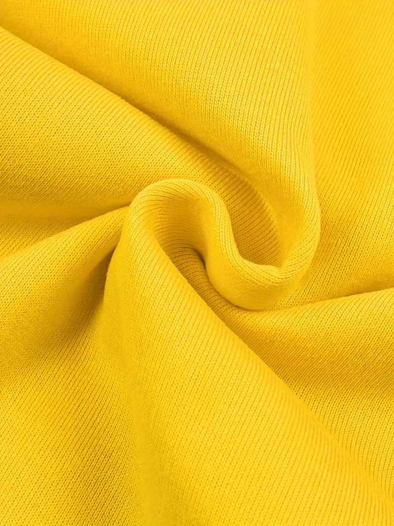 Golden Yellow Basic Hoodie UAE