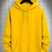 Golden Yellow Basic Hoodie UAE