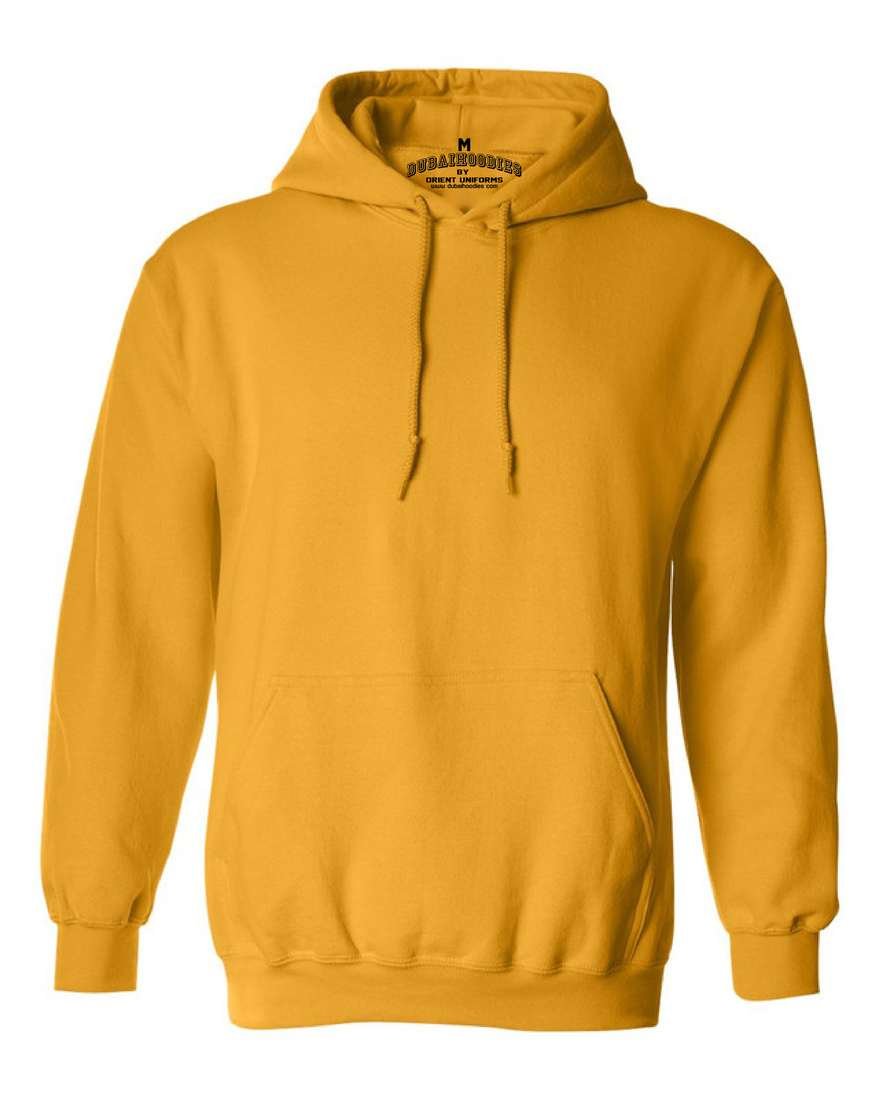 Golden Yellow Basic Hoodie UAE