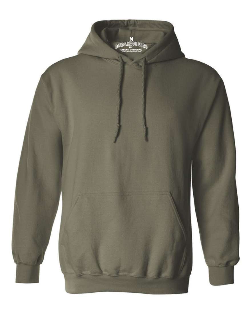 Military Green Basic Hoodie UAE