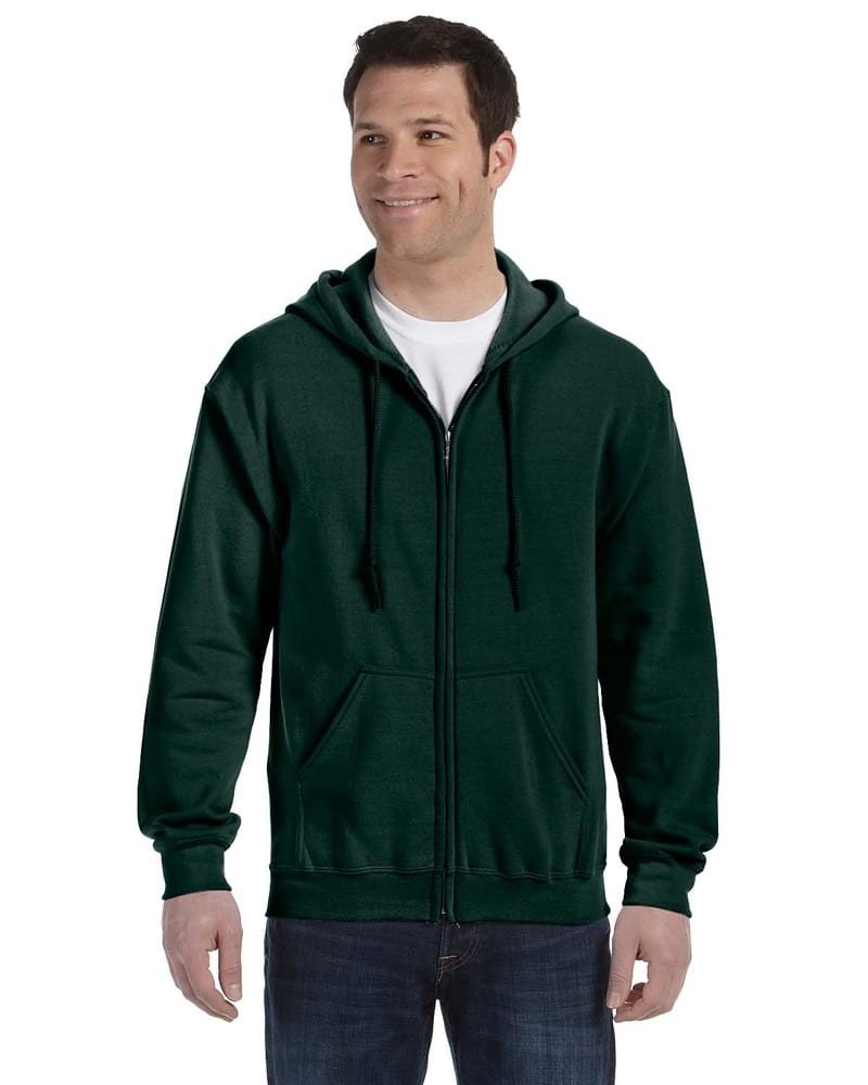 Dark Green Hoody With Zipper Hoodies Jacket UAE