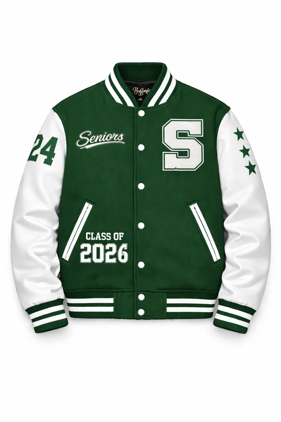 Bottle Green Black Senior Jacket UAE