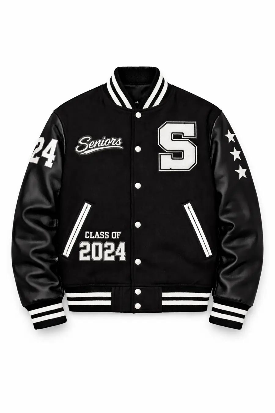Senior Jacket Black White UAE