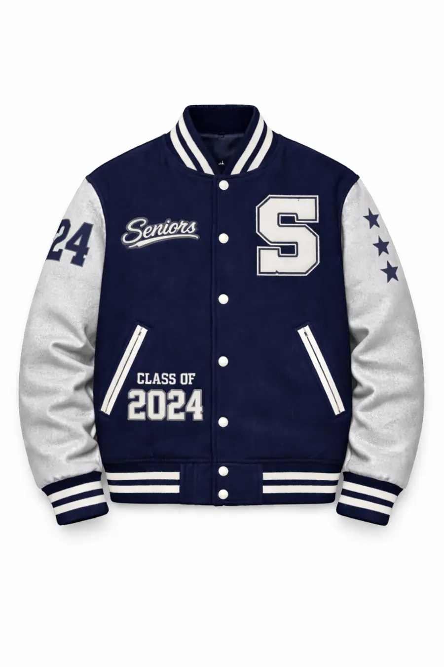 Senior Jacket Navy Heather Gray UAE