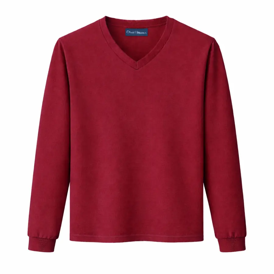 Maroon V Neck T Shirt UAE