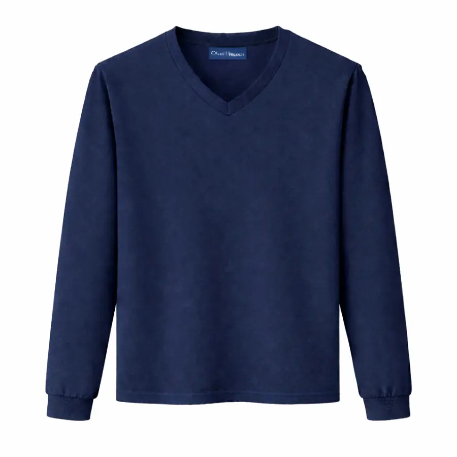 Navy Blue V Neck T Shirt UAE