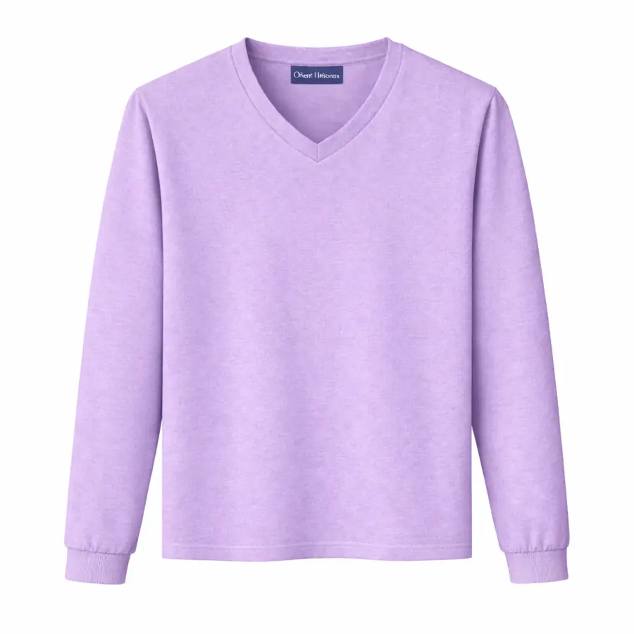 V Neck Tshirts Lavender V Neck T Shirt On White Background UAE