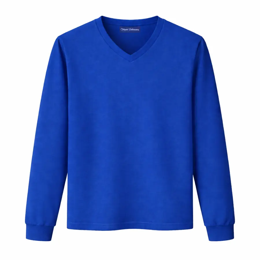 V Neck Tshirts Royal Blue Long Sleeved T Shirt Display V Neck T Shirt UAE
