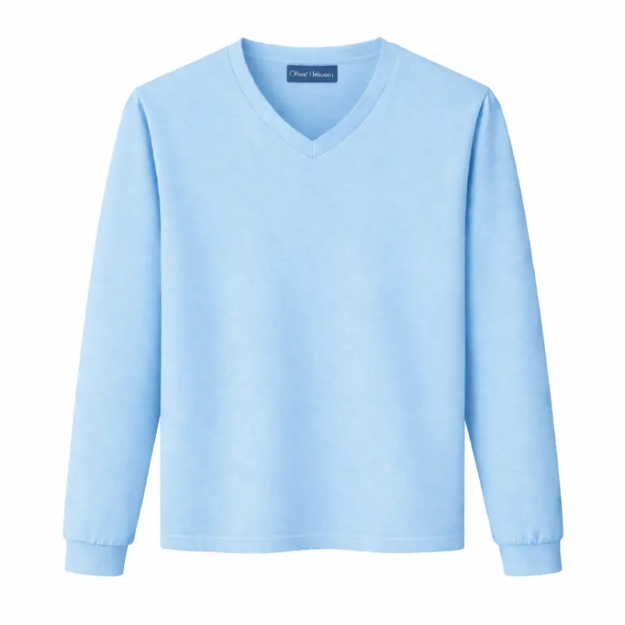 V Neck Tshirts Sky Blue V Neck T Shirt On White UAE